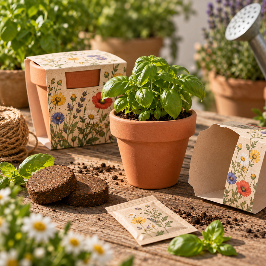 ORIVA – Growing Kit Terracotta Pot personalizzato | Promotred